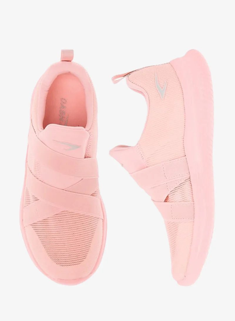 Dash Girls Cross Strap Detail Slip-On Sports Shoes with Pull Tabs