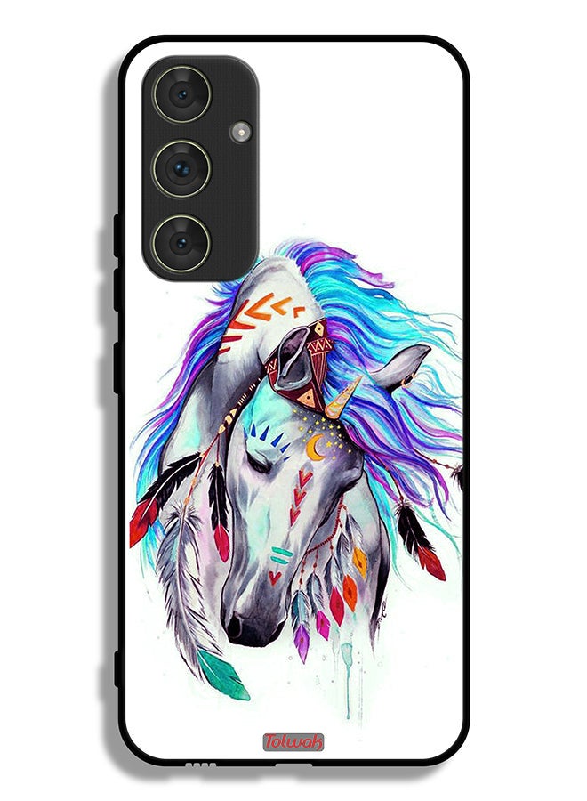 Tolwak Samsung Galaxy A54 5G Protective Case Cover Horse - Image 1