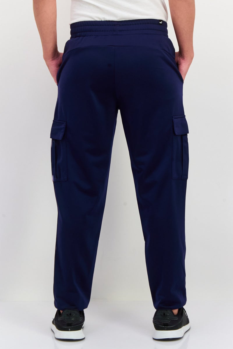 PUMA Men Sportswear Fit Drawstring Training Pants, Navy - Image 3