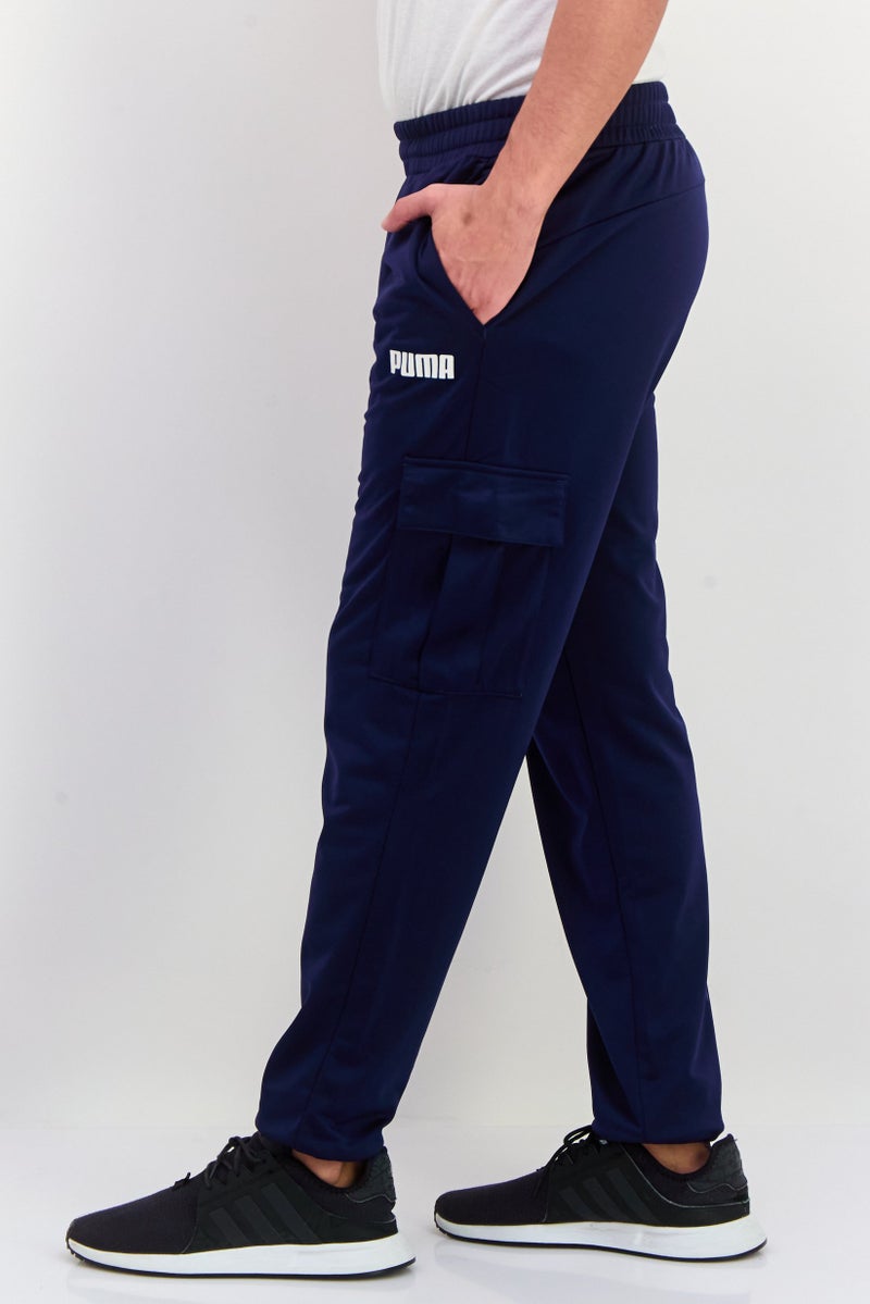 PUMA Men Sportswear Fit Drawstring Training Pants, Navy - Image 2