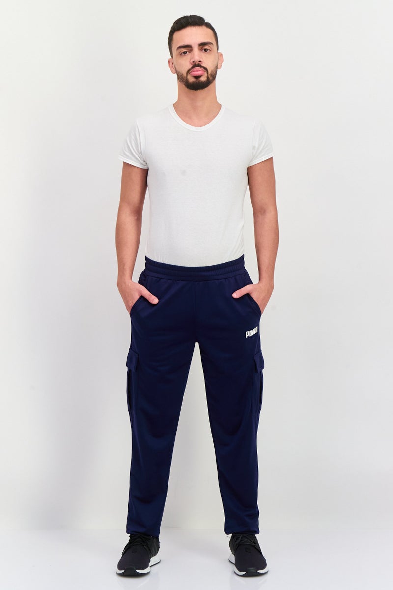 PUMA Men Sportswear Fit Drawstring Training Pants, Navy - Image 4