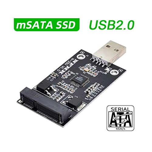 chenyang mSATA SSD to USB AdapterMini SATA mSATA SSD to USB 20 Hard Disk Drive Enclosure Adapter Only Supports 50mm mSATA SSD - Image 3