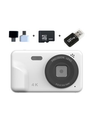 Ccd Camera Student Party Cheap Portable Digital Camera Selfie Mobile Phone High Color Value Gift Wholesale-Body Color:White 32G Memory Card USB Card Reader TYPE-C Adapter - pzsku/Z0084BED3D90DE976B1ACZ/45/_/1742531595/1d4c5408-9547-43d7-b788-4bf30c3aea0e