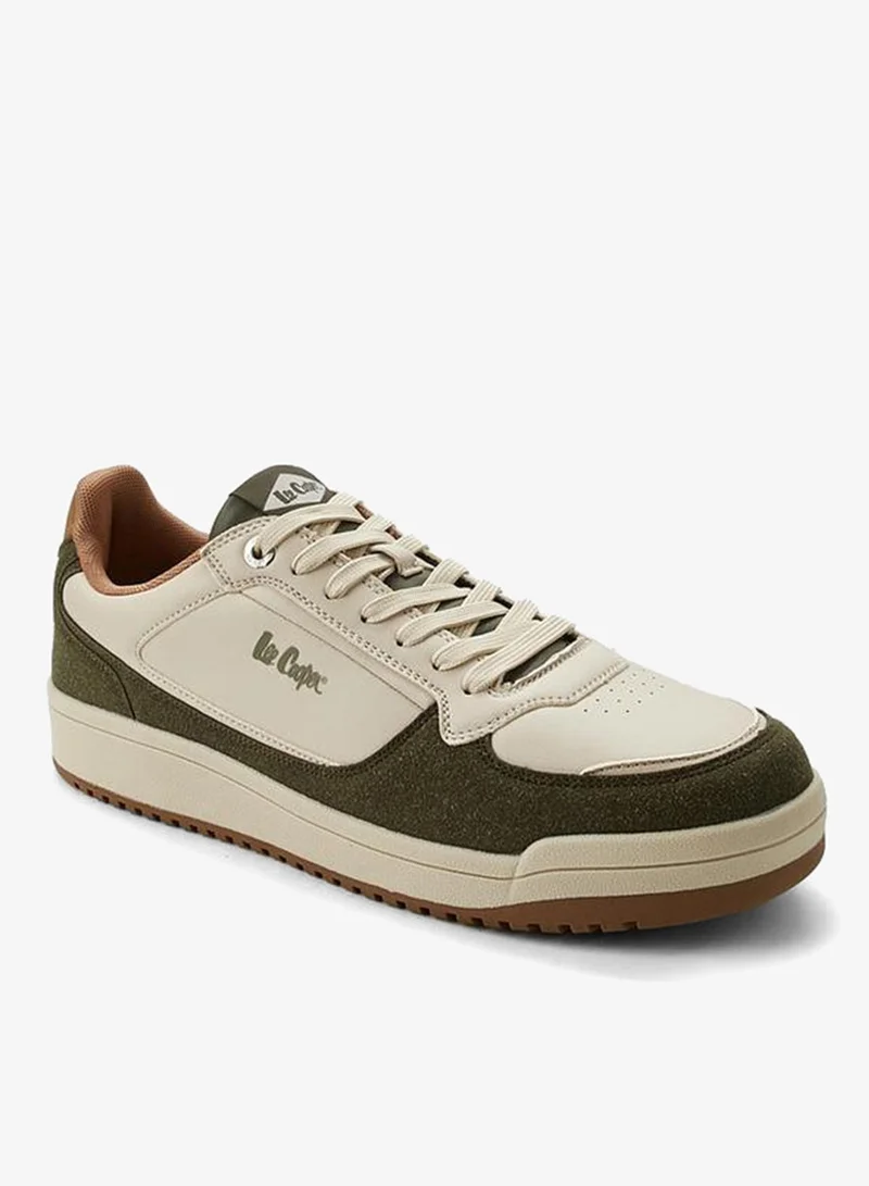 Lee Cooper BEIGE Men Lace-Up Ankle Sneakers for Men | Best Price UAE