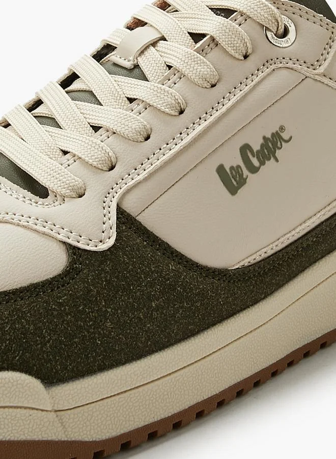 Lee Cooper BEIGE Men Lace-Up Ankle Sneakers for Men | Best Price UAE
