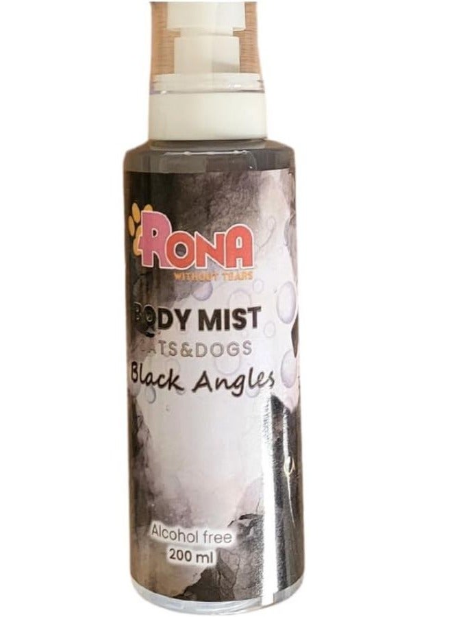 بادي ميست رونا للحيوانات الأليفة بلاك أنجلز 200 مل