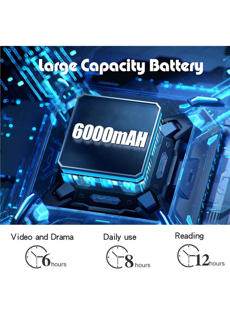 بريتوم تابلت أندرويد 13 للأطفال، تابلت واي فاي للأطفال 10 بوصة، تابلت للأطفال الصغار مع حافظة مقاومة للصدمات، مراقبة الأبوية، 6000 مللي أمبير، ذاكرة وصول عشوائي 2 جيجابايت، ذاكرة تخزين داخلية 64 جيجابايت، كاميرا مزدوجة (أزرق) - Image 3
