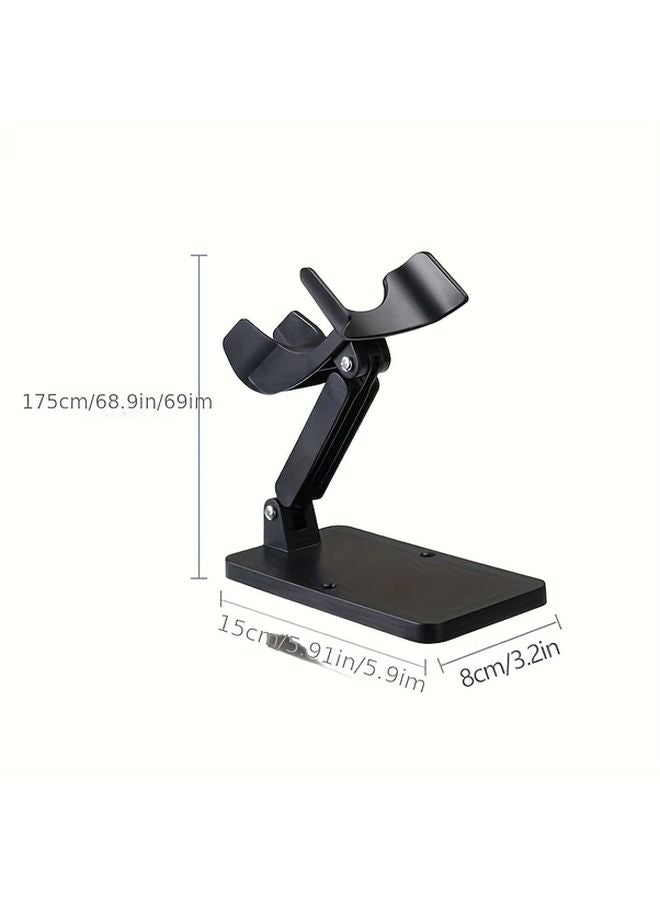 Black Barcode Scanner Holder Adjustable Angle Sturdy Base Hands Free Stand - Image 5