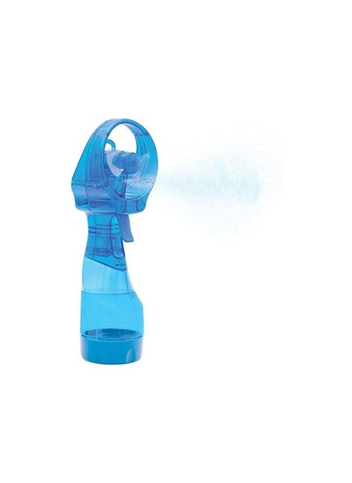 O2COOL - Deluxe Handheld Water Misting Fan - Battery Powered, Light Blue | Personal Cooling with Powerful One-Speed Motor, Portable & Lightweight | Perfect for Outdoor Activities, Travel & Kids - Image 1