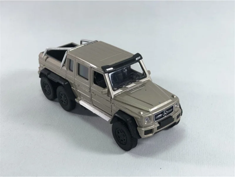 Toprock Store Mercedes G63 Amg 6x6 Beige*1:36 Scale Metal Model Car