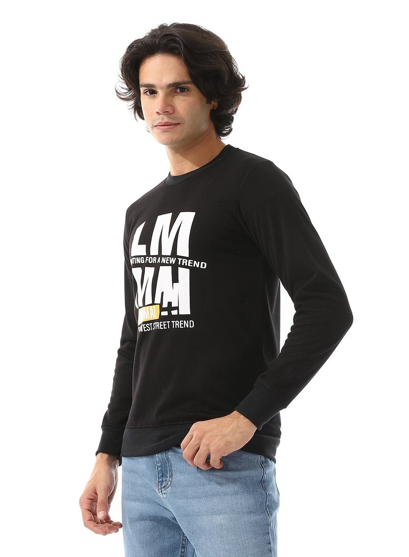 Andora Slip On Round Neck Sweatshirt - Image 2