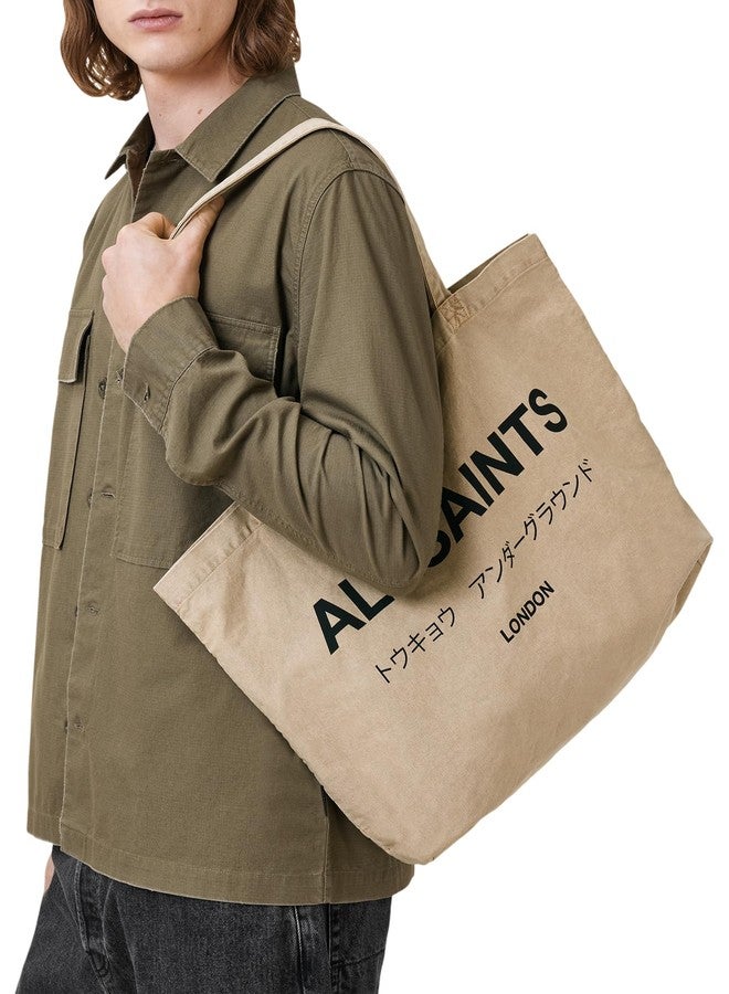 AllSaints Men's Handbags Undrground Acid Tote Toffee Brown - Image 2