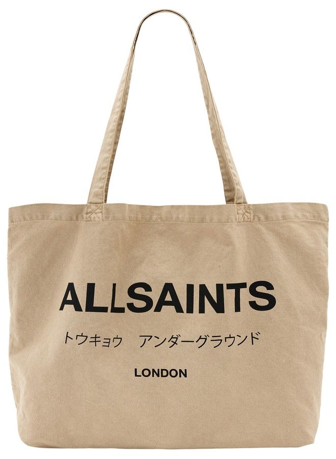 AllSaints Men's Handbags Undrground Acid Tote Toffee Brown - Image 1