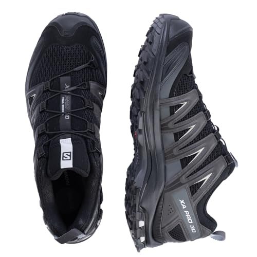Salomon Men’s XA PRO 3D Trail Running Shoes - Black/Magnet/Quiet Shade - 7 - Image 5