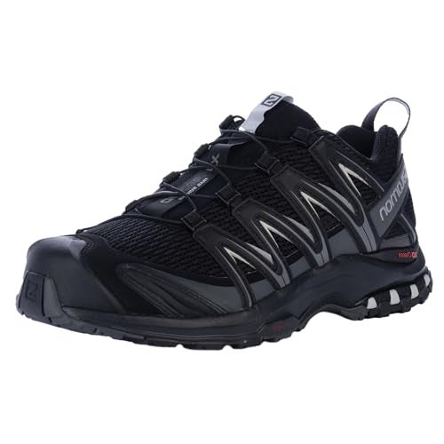 Salomon Men’s XA PRO 3D Trail Running Shoes - Black/Magnet/Quiet Shade - 7 - Image 1