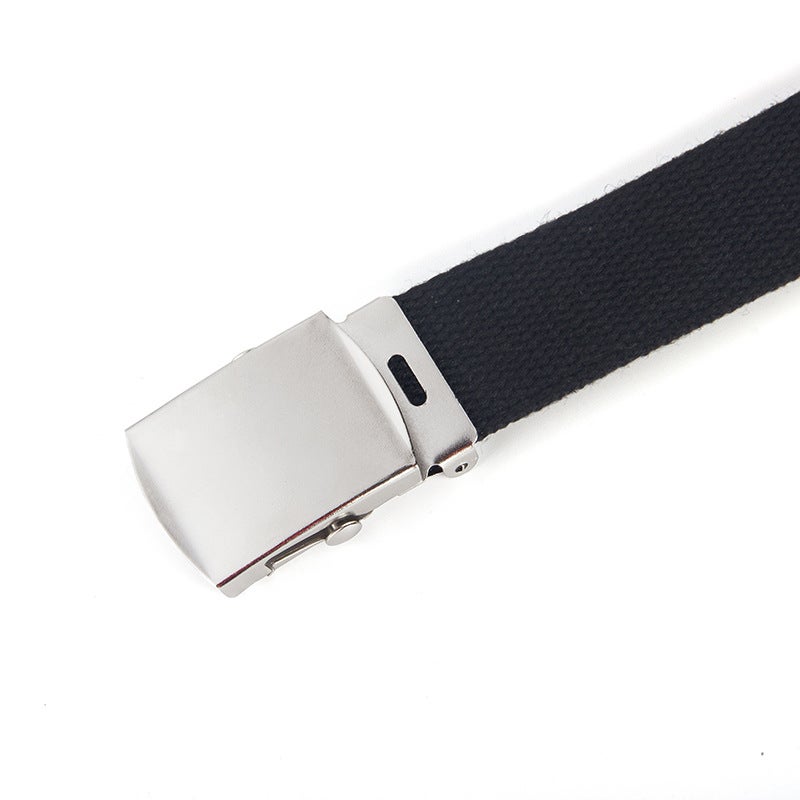 25Mm Children'S Belt Trendy Fashion Kids Universal Trousers Belt Thickened Rolling Buckle Canvas Belt Men'S Children'S Wear Belt - Image 3