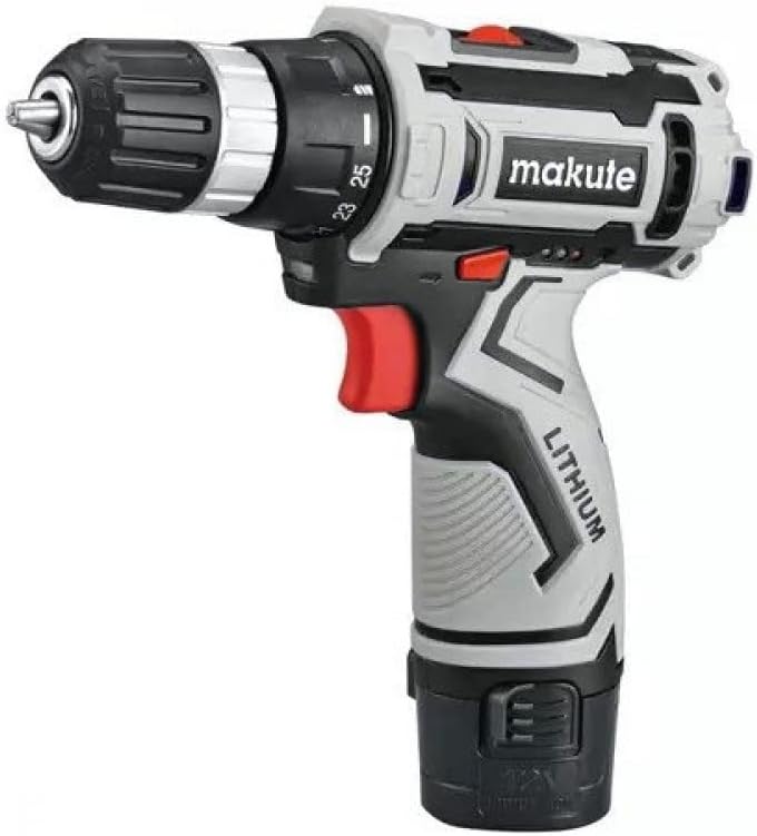 makute Drill 2 Batteries And Charger 12V