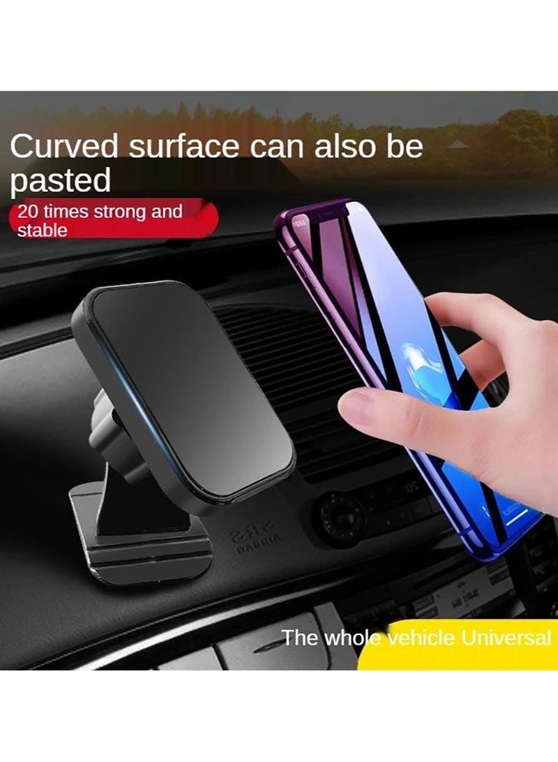 Go-Des 2in1 Magnetic Mount Holder GD-HD635 Car Air Vent and Dash Board 360-Degree Mobile Phone Holder Black - Image 4