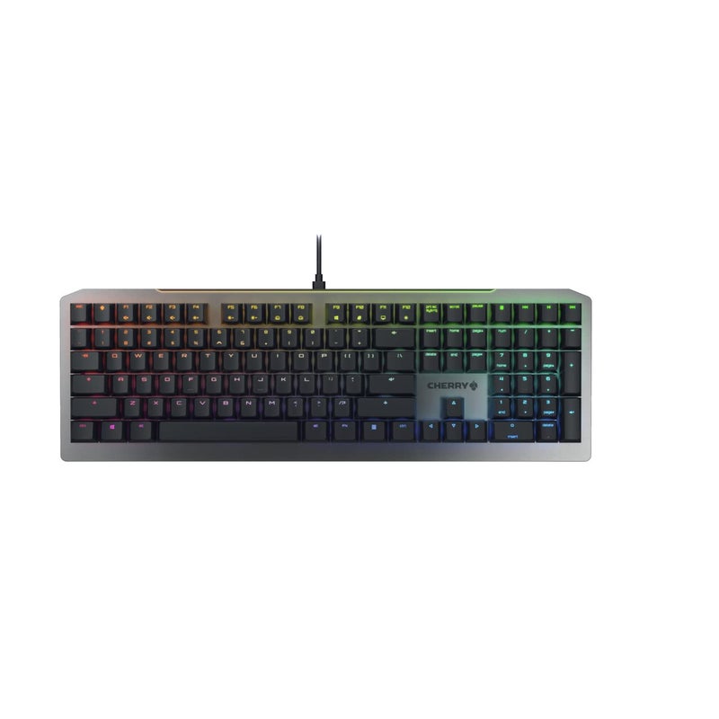 Cherry MV 30 Viola Wired Mechanical Gaming Keyboard RGB Backlight with Cross Linear Viola Switches from The Makers of The MX Switch Black