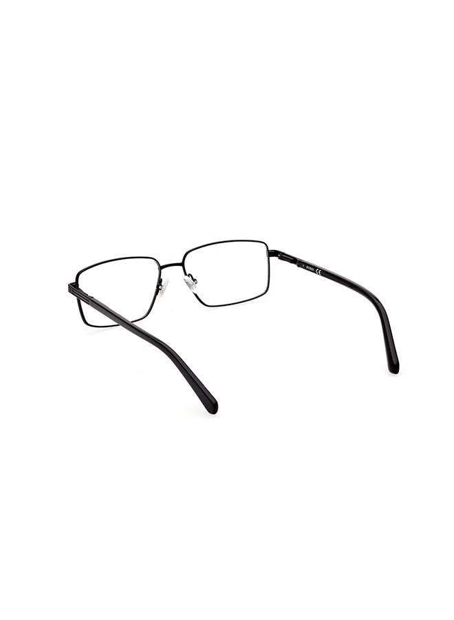 GUESS Men's Rectangular Eyeglass Frames Matte Black GUESS GU5006100256 56 mm - Image 3