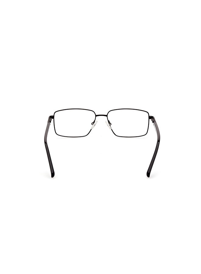 GUESS Men's Rectangular Eyeglass Frames Matte Black GUESS GU5006100256 56 mm - Image 4
