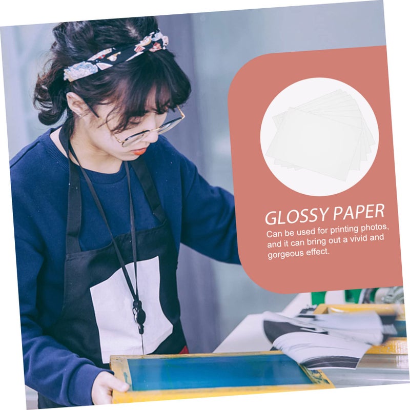 Double Sided Glossy Business Card Paper 10 Sheets High Definition Photo Card Stock For Printer - Image 5