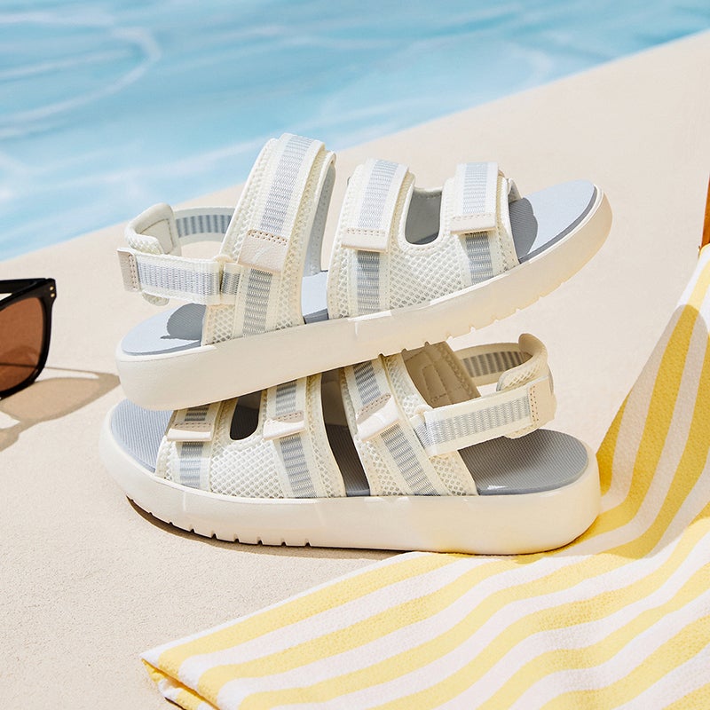 انتا صنادل نسائية أنتا بيجرمادي رملي - Image 2