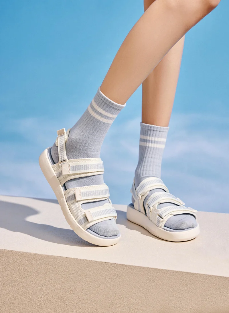 انتا صنادل نسائية أنتا بيجرمادي رملي