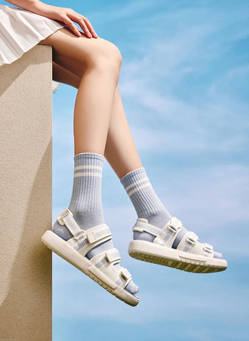 انتا صنادل نسائية أنتا بيجرمادي رملي