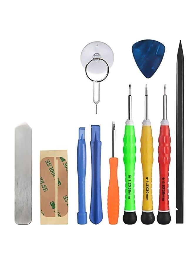 NIBEMINENT 13-In-1 Apple Mobile Phone Repair Tool Set Blue/Green/Silver 13x3x8centimeter - Image 1