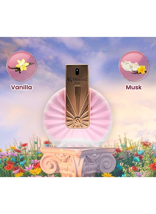 Chris Adams 2 Pcs Chris Adams Dreamz Pink Eau De Parfum 100ML  - Image 3