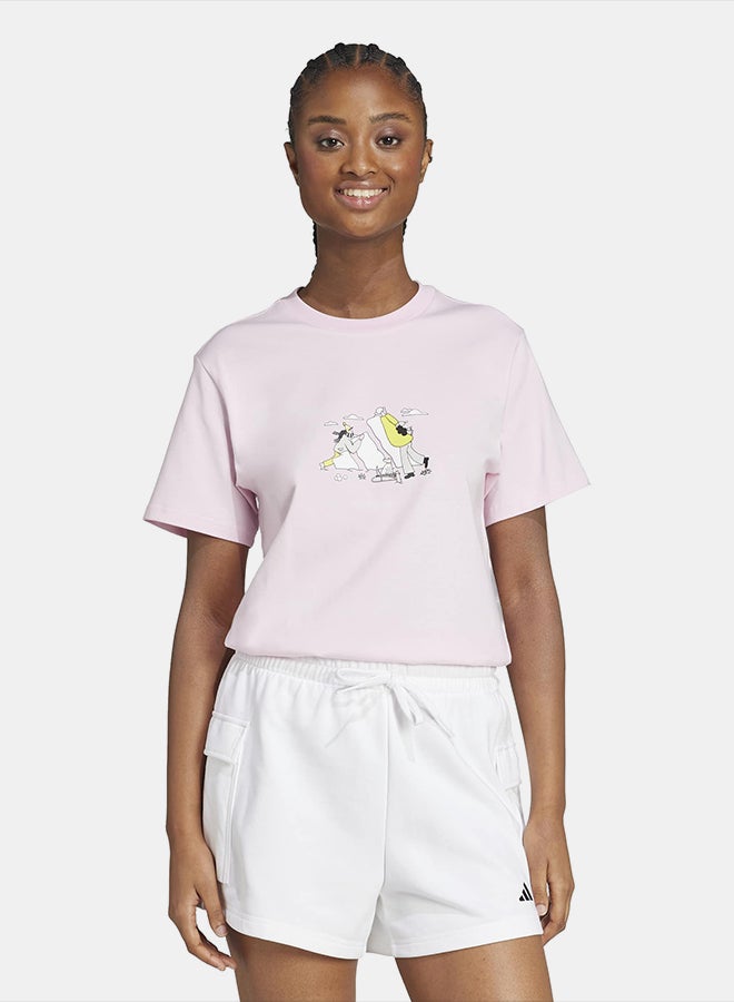 Adidas Doodle Graphic T-Shirt - Image 1