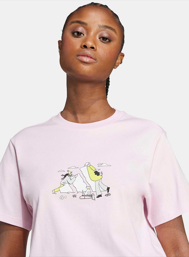 Adidas Doodle Graphic T-Shirt - Image 4