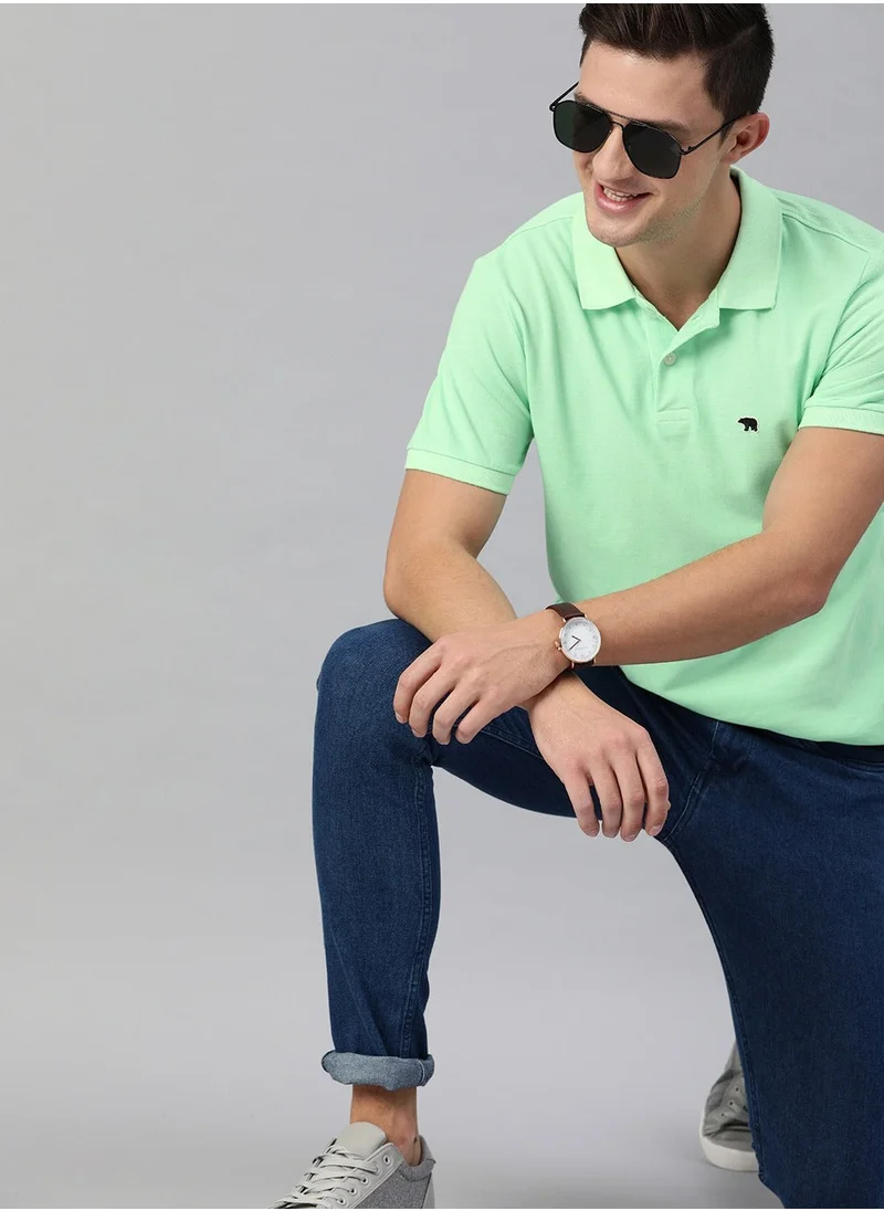 THE BEAR HOUSE Men’s Polo T-Shirt – Soft, Breathable Cotton, Classic Fit for All-Day Comfort, Stylish Casual Shirt for Summer, Everyday Wear & Outdoor Activities