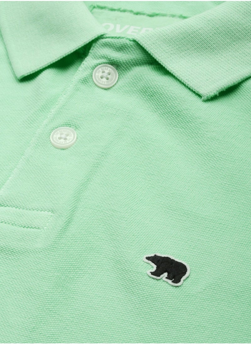 THE BEAR HOUSE - Polo T-Shirt – Soft, Breathable Cotton, Classic Fit for Comfort, Stylish Casual Shirt for Everyday Wear, Summer & - Image 1