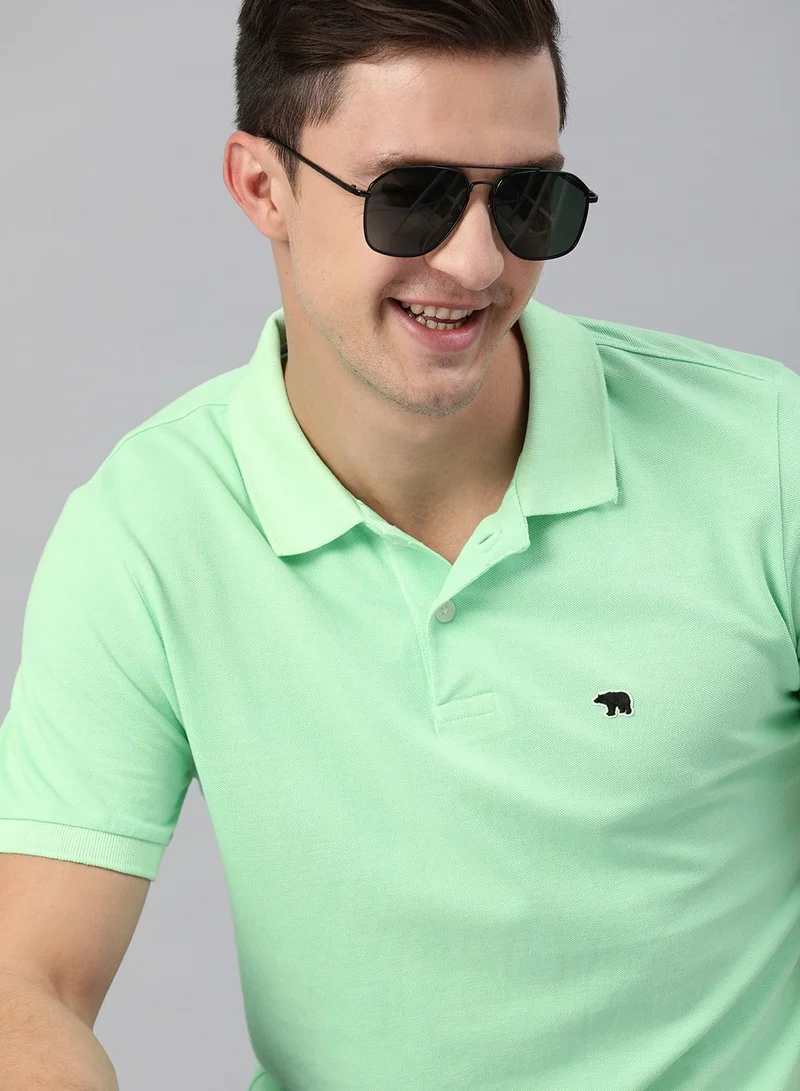 THE BEAR HOUSE Men’s Polo T-Shirt – Soft, Breathable Cotton, Classic Fit for All-Day Comfort, Stylish Casual Shirt for Summer, Everyday Wear & Outdoor Activities