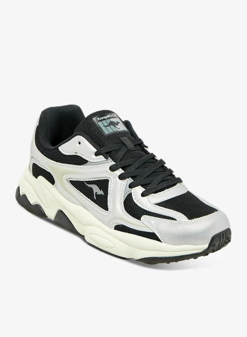 kangaROOS Mens Panelled Lace-Up Sports Shoes