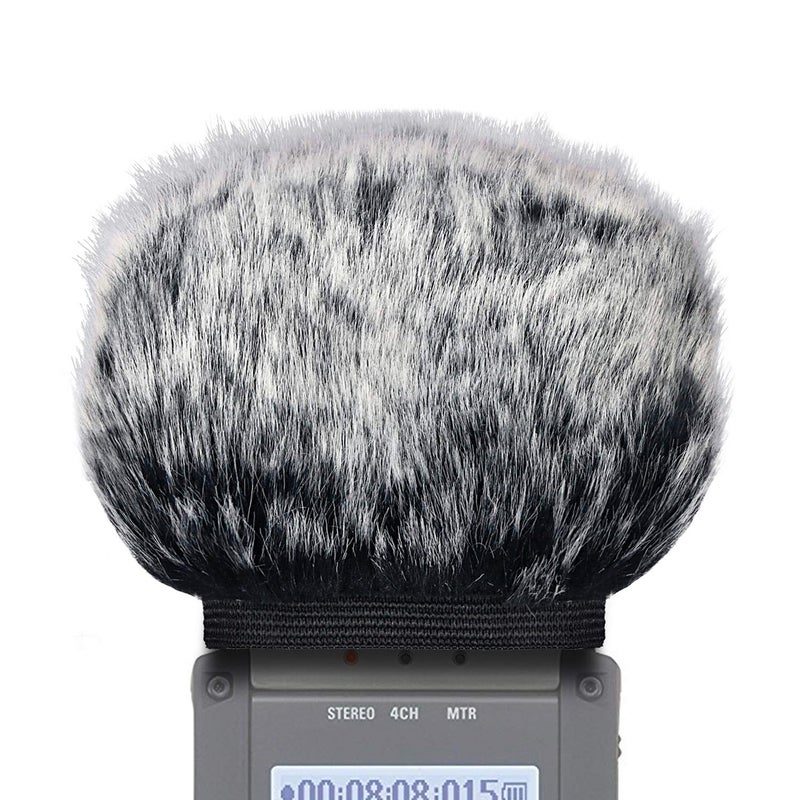 SUNMON Microphone Windscreen Muff for Zoom H4N Pro Portable Digital Recorders - Outdoor Mic Windshield Wind Cover Pop Filter - Image 1