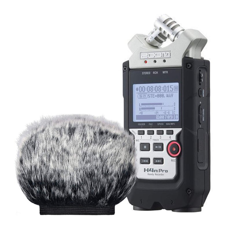 SUNMON Microphone Windscreen Muff for Zoom H4N Pro Portable Digital Recorders - Outdoor Mic Windshield Wind Cover Pop Filter - Image 5