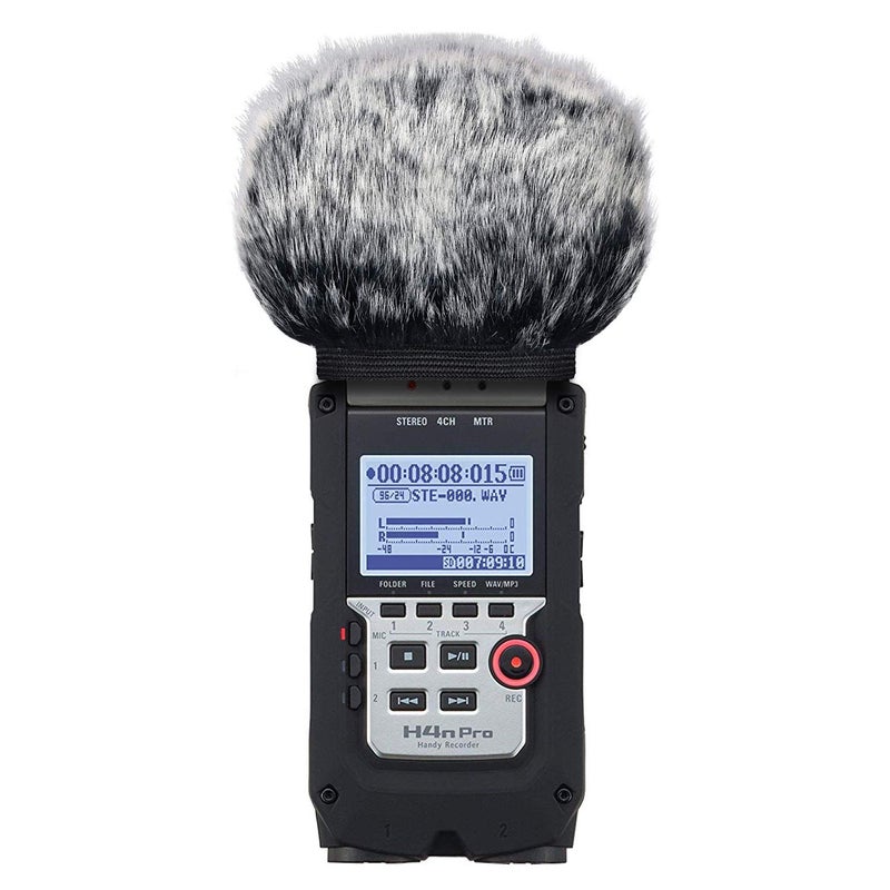SUNMON Microphone Windscreen Muff for Zoom H4N Pro Portable Digital Recorders - Outdoor Mic Windshield Wind Cover Pop Filter - Image 2