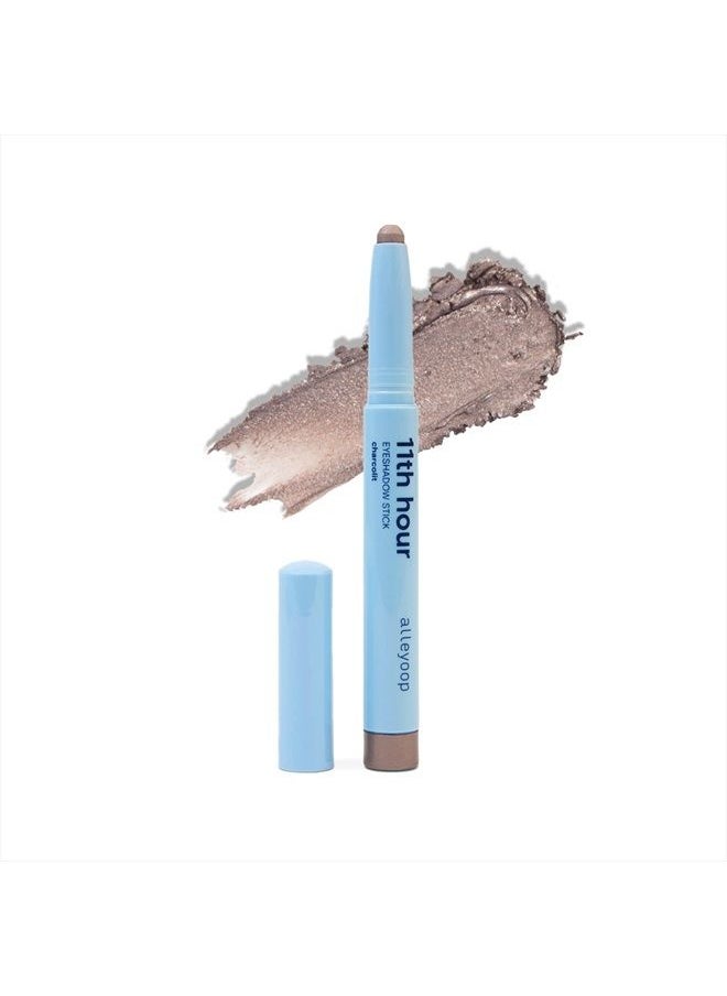 ALLEYOOP 11th Hour Cream Eye Shadow Sticks - Charcolit (Shimmer) - Award-winning Eyeshadow Stick - Smudge-Proof and Crease Proof for Over 11 Hours - Easy-To-Apply and Compact for Travel, 0.05 Oz  - Image 1