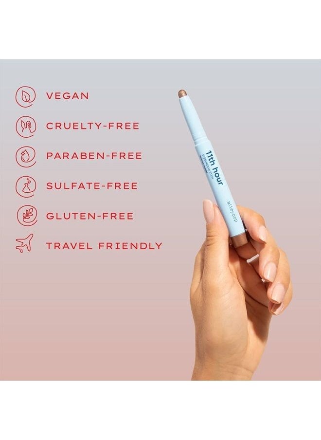 ALLEYOOP 11th Hour Cream Eye Shadow Sticks - Charcolit (Shimmer) - Award-winning Eyeshadow Stick - Smudge-Proof and Crease Proof for Over 11 Hours - Easy-To-Apply and Compact for Travel, 0.05 Oz  - Image 5