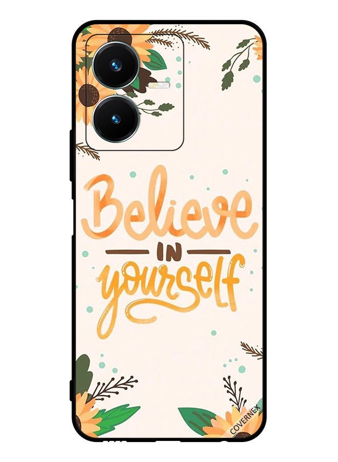Covernex Protective Case Cover For Vivo Y22s Believe In Yourself - Image 1
