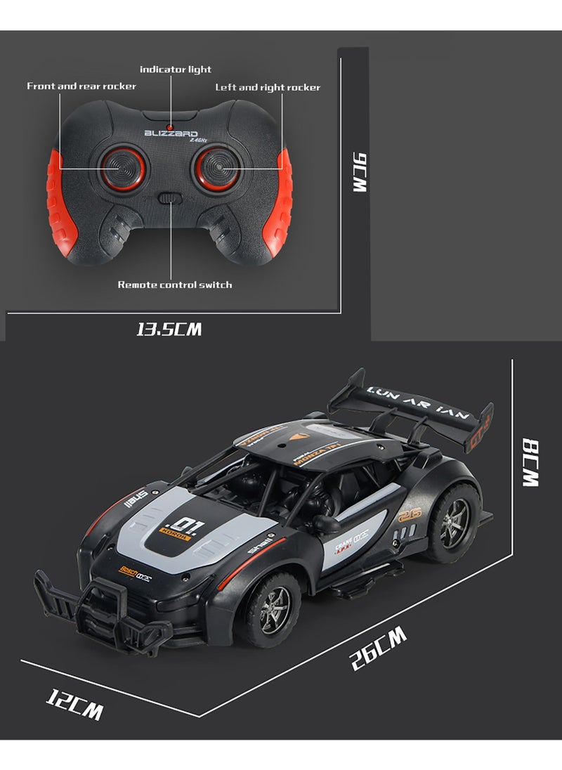 High Speed 2.4 GHZ Multi Frequency Remote Control Car toy with Openable Doors