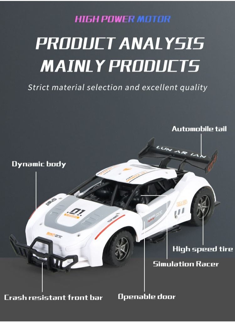 High Speed 2.4 GHZ Multi Frequency Remote Control Car toy with Openable Doors