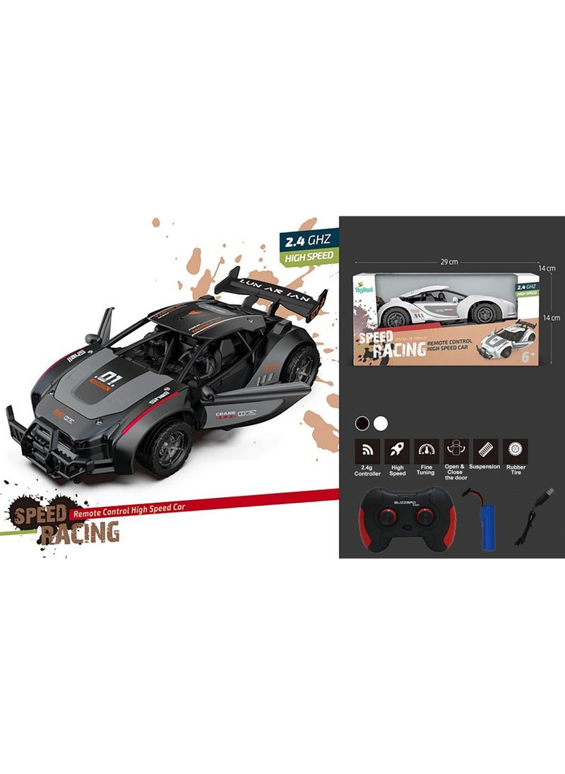 High Speed 2.4 GHZ Multi Frequency Remote Control Car toy with Openable Doors