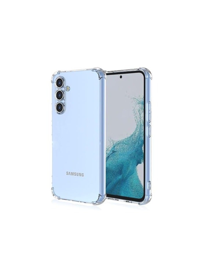 Samsung Galaxy A15 Clear Cover Case soft TPU Transparent Silicone Rubber Back Protective Case shock Absorbent Reinforced Corner for Samsung Galaxy A15 (Clear)