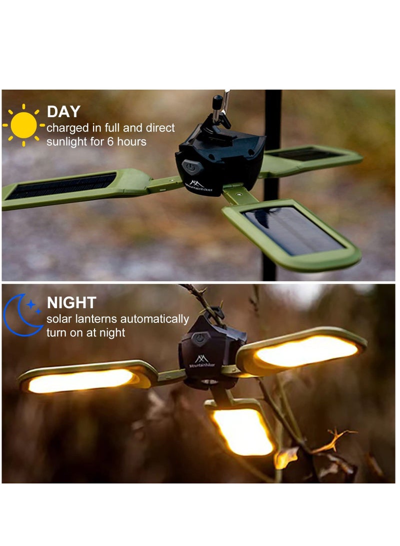 LED Camping Lantern for Power Outages, Rechargeable Flashlights with 2 Work Modes Survival Lanterns, Portable Camping Accessories Night Lights, IPX6 Waterproof Tent Lights Emergency Hurricane - Image 3