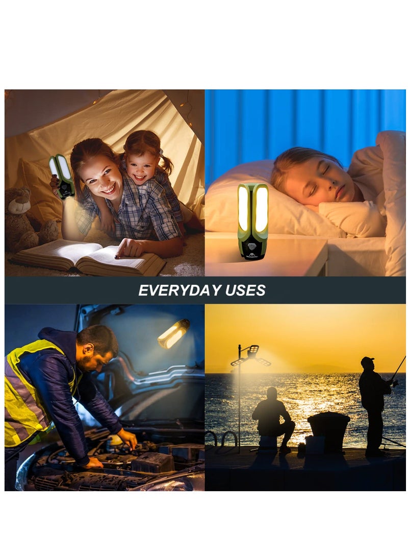 LED Camping Lantern for Power Outages, Rechargeable Flashlights with 2 Work Modes Survival Lanterns, Portable Camping Accessories Night Lights, IPX6 Waterproof Tent Lights Emergency Hurricane - Image 5