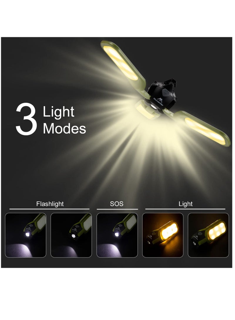 LED Camping Lantern for Power Outages, Rechargeable Flashlights with 2 Work Modes Survival Lanterns, Portable Camping Accessories Night Lights, IPX6 Waterproof Tent Lights Emergency Hurricane - Image 4